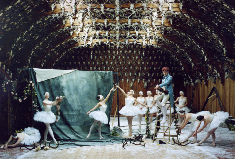 Ballet West dancers taking part in a photoshoot with Patrick Wolf for Vanity Fair in January 2008 The Company
